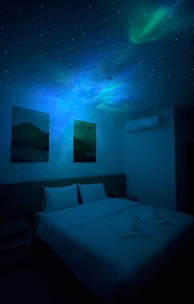 Star Projector Galaxy Effect in Room